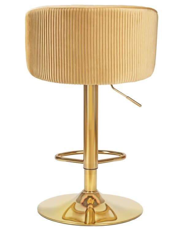 Стул барный DOBRIN DARCY GOLD, песочный велюр (1922-3) — изображение 5