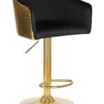 Стул барный DOBRIN DARCY GOLD SHINY