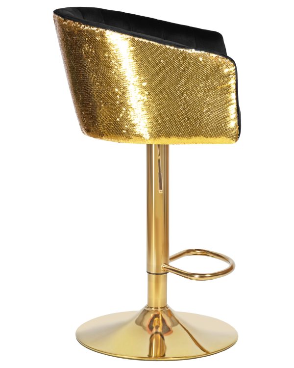stul-barnyj-dobrin-darcy-gold-shiny-chernyj-veljur-s-zolotymi-pajetkami-2 Стул барный DOBRIN DARCY GOLD SHINY, черный велюр с золотыми пайетками — изображение 3