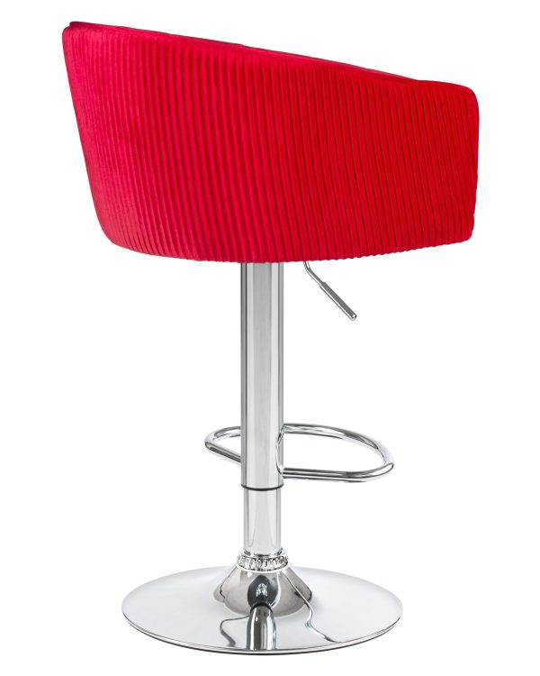 Стул барный DOBRIN DARCY, малиновый велюр (1922-14) — изображение 4
