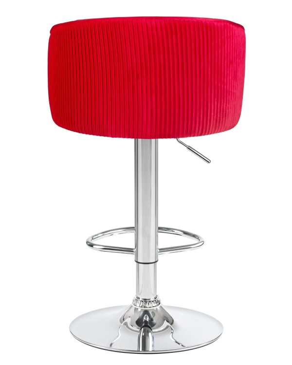 Стул барный DOBRIN DARCY, малиновый велюр (1922-14) — изображение 5