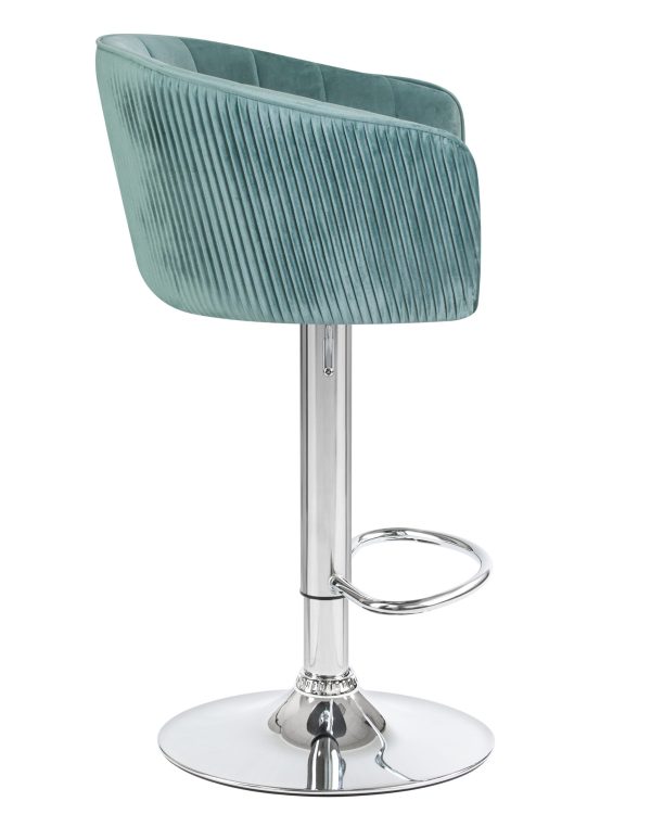 Стул барный DOBRIN DARCY, мятный велюр (1922-8) — изображение 3