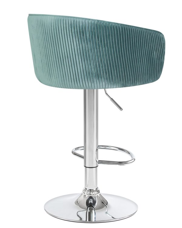 Стул барный DOBRIN DARCY, мятный велюр (1922-8) — изображение 4