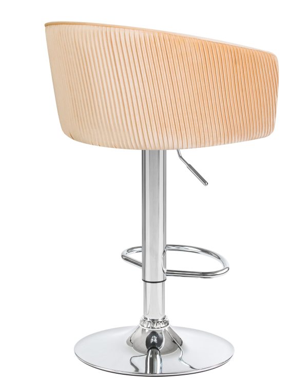 Стул барный DOBRIN DARCY, песочный велюр (1922-3) — изображение 4
