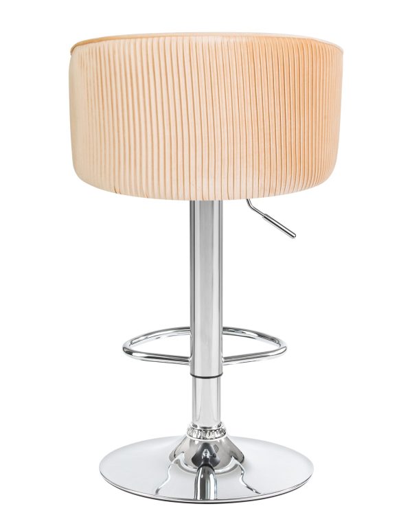 Стул барный DOBRIN DARCY, песочный велюр (1922-3) — изображение 5