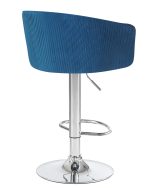 Стул барный DOBRIN DARCY, синий велюр (1922-20) — изображение 4