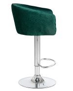 Стул барный DOBRIN DARCY, зеленый велюр (1922-9) — изображение 3