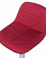 Стул барный DOBRIN DINA, бордовый — изображение 5
