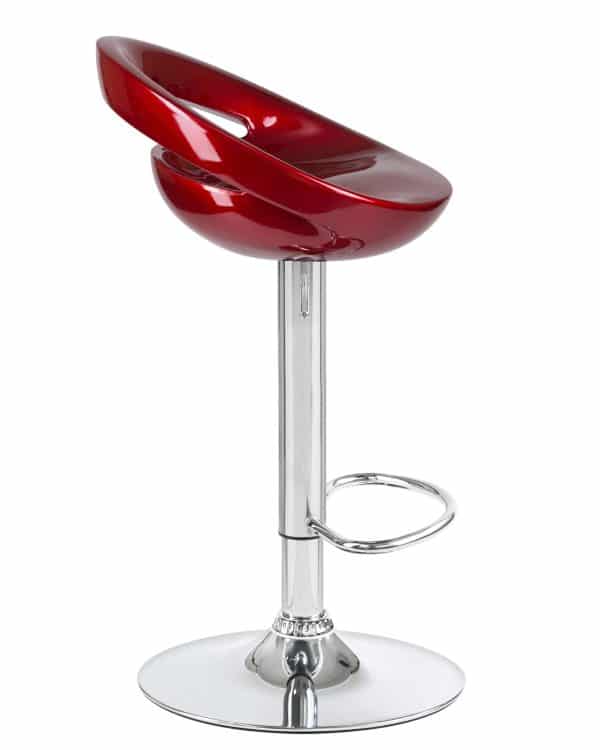 Стул барный DOBRIN DISCO, бордовый металлик — изображение 3