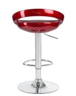 Стул барный DOBRIN DISCO, бордовый металлик — изображение 5