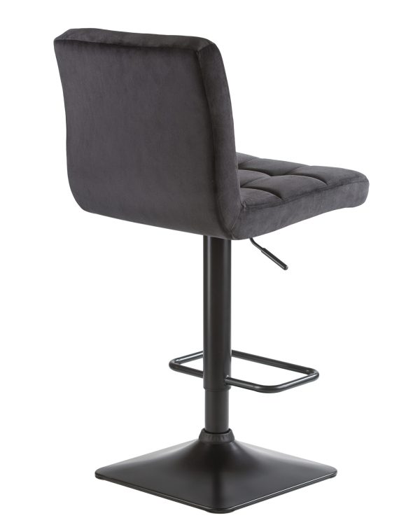 stul-barnyj-dobrin-dominic-chernyj-veljur-mj9-101-3 Стул барный DOBRIN DOMINIC, черный велюр (MJ9-101) — изображение 4