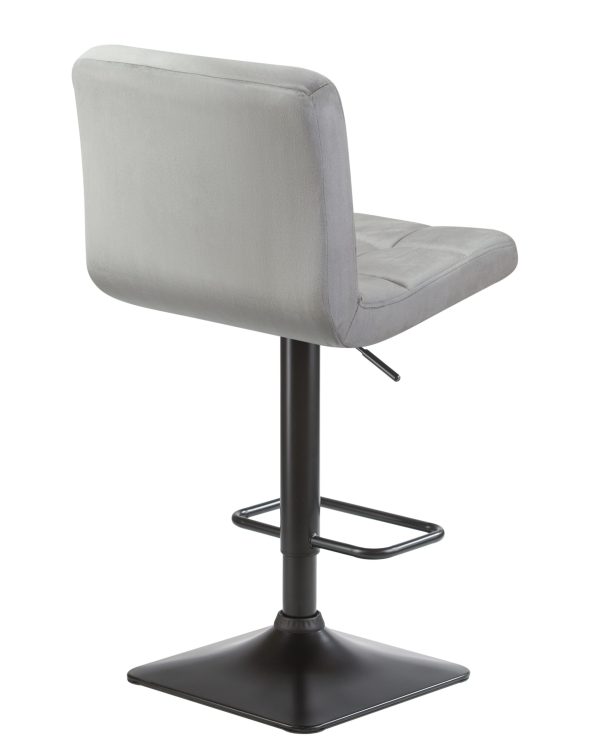 Стул барный DOBRIN DOMINIC, серый велюр (MJ9-75) — изображение 4
