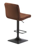 Стул барный DOBRIN DOMINIC, шоколадный велюр (MJ9-111) — изображение 4