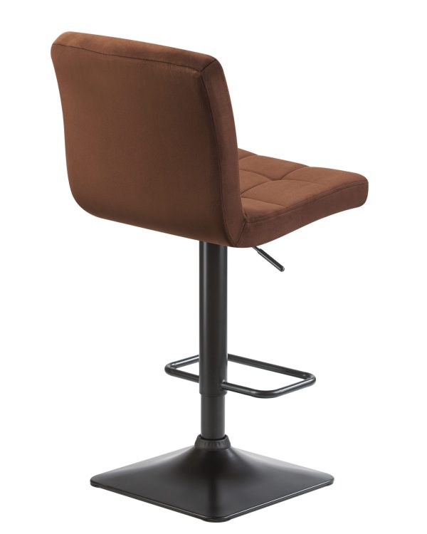 stul-barnyj-dobrin-dominic-shokoladnyj-veljur-mj9-111-3 Стул барный DOBRIN DOMINIC, шоколадный велюр (MJ9-111) — изображение 4