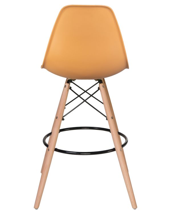 Стул барный DOBRIN DSW BAR, ножки светлый бук, цвет персиковый (NX-Y-06) — изображение 5