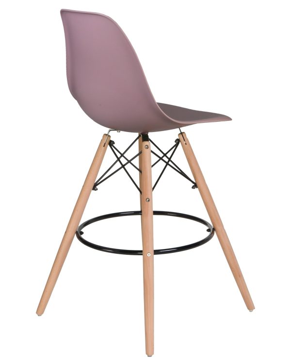 Стул барный DOBRIN DSW BAR, ножки светлый бук, цвет сиреневый (P-04) — изображение 4