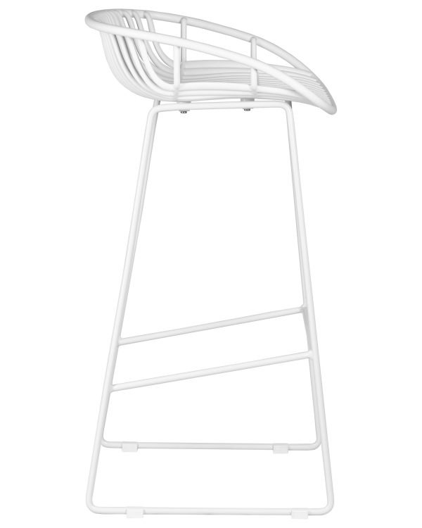 Стул барный DOBRIN FRANK, белый — изображение 3