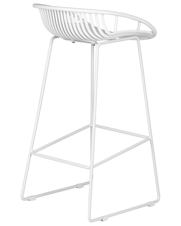 Стул барный DOBRIN FRANK, белый — изображение 4