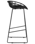 Стул барный DOBRIN FRANK, черный — изображение 3