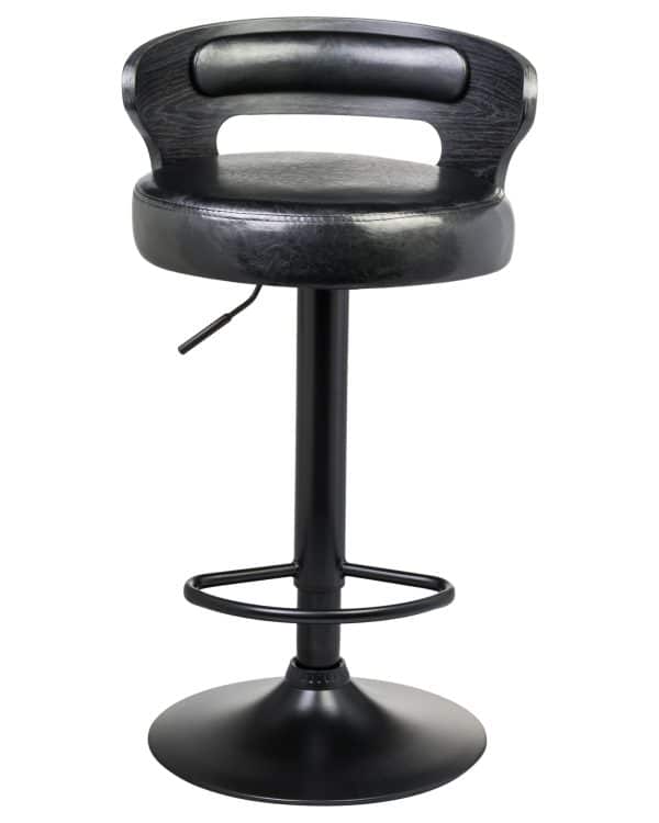 Стул барный DOBRIN FRED BLACK, чёрное дерево, чёрный — изображение 4