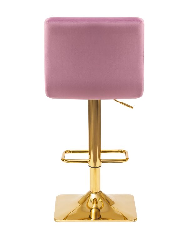 Стул барный DOBRIN GOLDIE, пудрово-сиреневый велюр (MJ9-52) — изображение 5