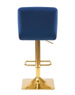 Стул барный DOBRIN GOLDIE, синий велюр (MJ9-117) — изображение 5