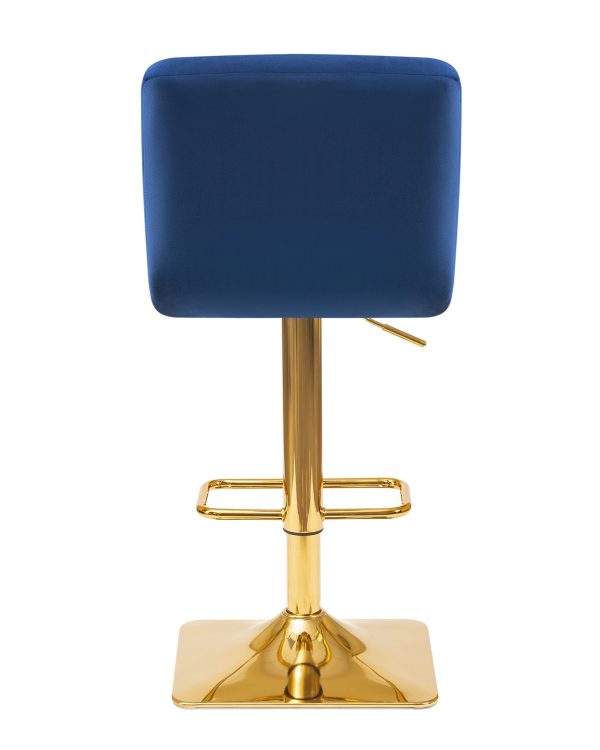 Стул барный DOBRIN GOLDIE, синий велюр (MJ9-117) — изображение 5