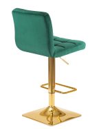 Стул барный DOBRIN GOLDIE, зеленый велюр (MJ9-88) — изображение 4