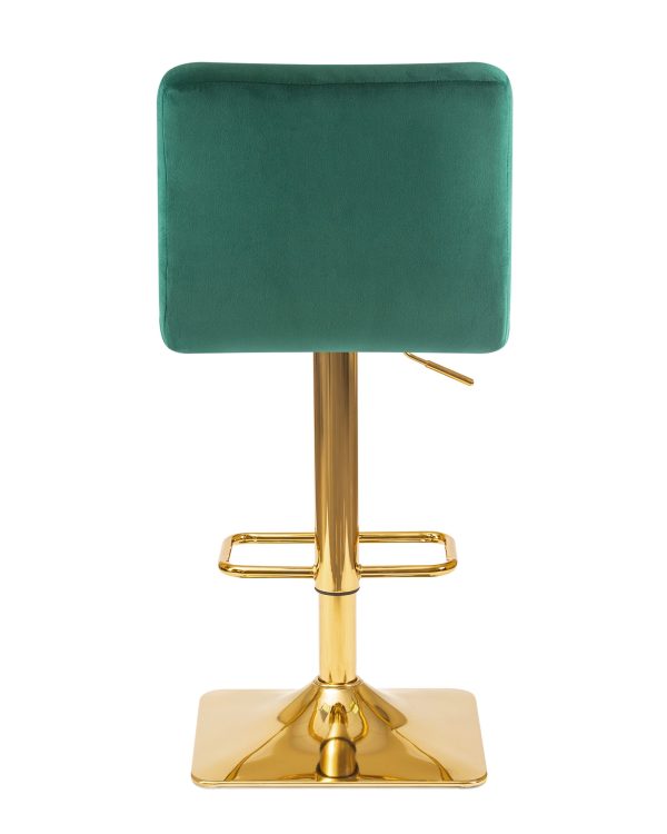 Стул барный DOBRIN GOLDIE, зеленый велюр (MJ9-88) — изображение 5