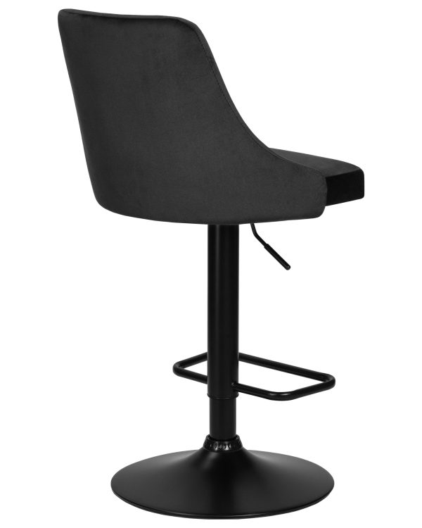 Стул барный DOBRIN JOSEPH BLACK, черный велюр (MJ9-101) — изображение 4