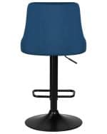 Стул барный DOBRIN JOSEPH BLACK, синий велюр (MJ9-117) — изображение 5