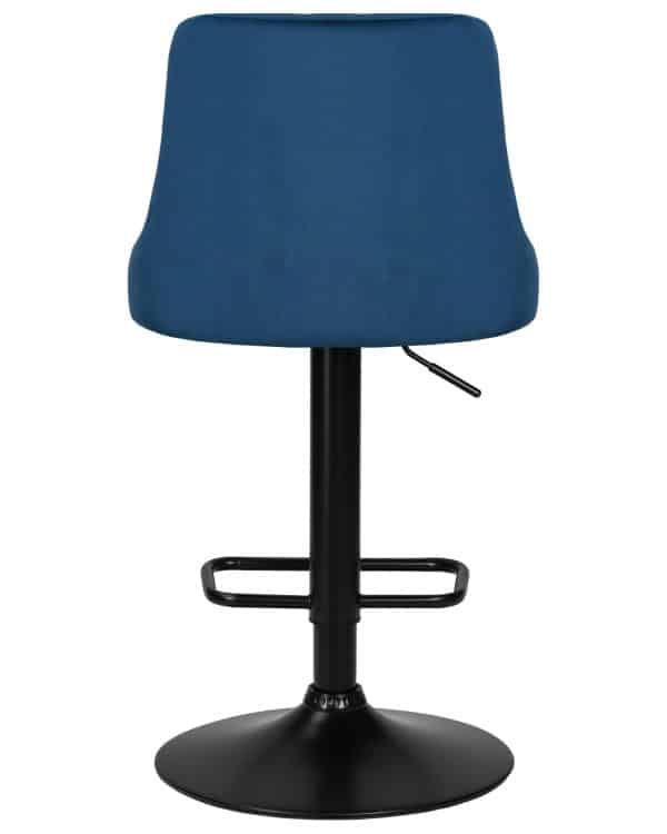 Стул барный DOBRIN JOSEPH BLACK, синий велюр (MJ9-117) — изображение 5