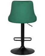 Стул барный DOBRIN JOSEPH BLACK, зеленый велюр (MJ9-88) — изображение 5