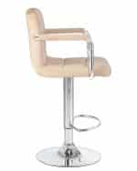 Стул барный DOBRIN KRUGER ARM, бежевый велюр (MJ9-10) — изображение 3