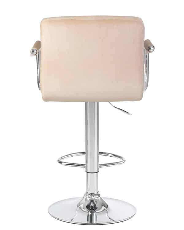 Стул барный DOBRIN KRUGER ARM, бежевый велюр (MJ9-10) — изображение 5