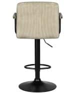 Стул барный DOBRIN KRUGER ARM BLACK, бежевый вельвет (LAR-E2041-04) — изображение 5