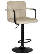 Стул барный DOBRIN KRUGER ARM BLACK