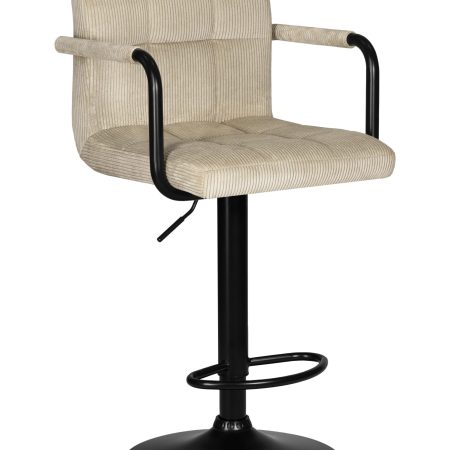 Стул барный DOBRIN KRUGER ARM BLACK