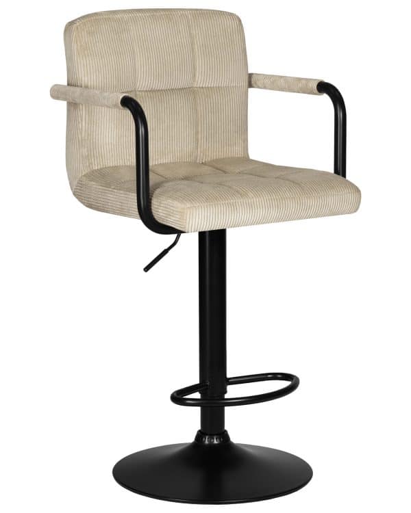 Стул барный DOBRIN KRUGER ARM BLACK