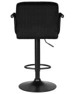 Стул барный DOBRIN KRUGER ARM BLACK, черный вельвет (LAR-E2041-52) — изображение 5