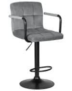 Стул барный DOBRIN KRUGER ARM BLACK