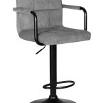 Стул барный DOBRIN KRUGER ARM BLACK