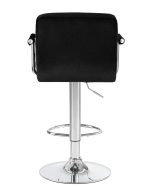 Стул барный DOBRIN KRUGER ARM, черный велюр (MJ9-101) — изображение 5