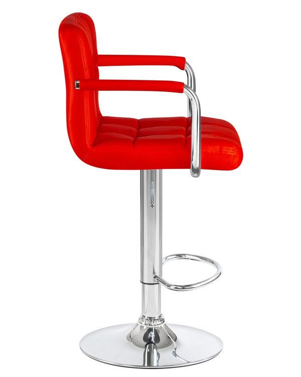 Стул барный DOBRIN KRUGER ARM, красный — изображение 3