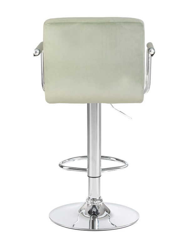 Стул барный DOBRIN KRUGER ARM, мятный велюр (MJ9-87) — изображение 5