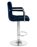 Стул барный DOBRIN KRUGER ARM, синий велюр (MJ9-117) — изображение 3