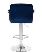 Стул барный DOBRIN KRUGER ARM, синий велюр (MJ9-117) — изображение 5