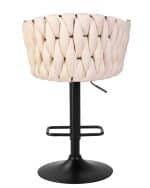 Стул барный DOBRIN LEON, бежевая ткань (LAR 275-1) — изображение 5