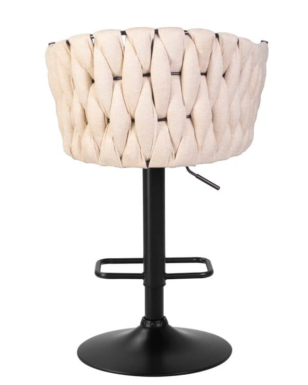 Стул барный DOBRIN LEON, бежевая ткань (LAR 275-1) — изображение 5