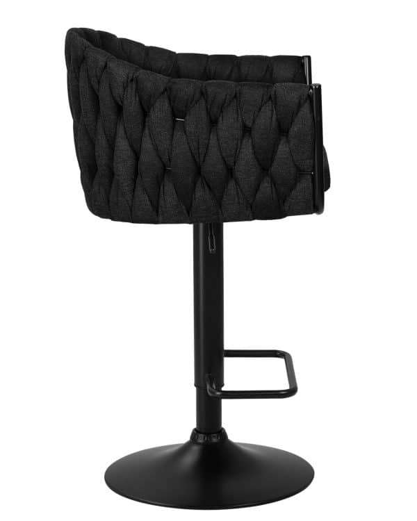 Стул барный DOBRIN LEON, черная ткань (LAR-275-50) — изображение 3
